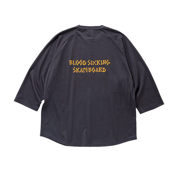 DEVIL CAT SKELTON 3/4 SLEEVE TEE