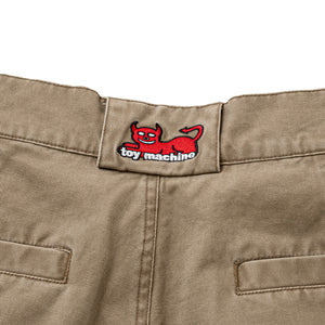 DEVIL CAT TWILL WORK SHORT PANTS