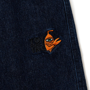 SECT EYE DENIM SHORT PANTS