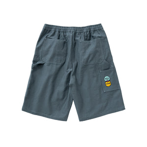 COTTON SLUB CARAPENTER EASY SHORT PANTS