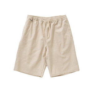 COTTON SLUB CARAPENTER EASY SHORT PANTS