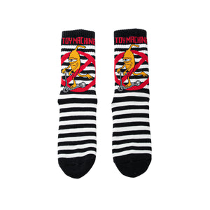 NO SCOOTER STRIPE SOCKS