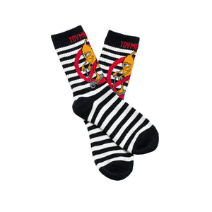 NO SCOOTER STRIPE SOCKS
