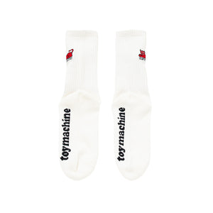 DEVIL CAT EMBROIDERED SOCKS