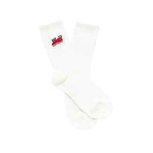 DEVIL CAT EMBROIDERED SOCKS