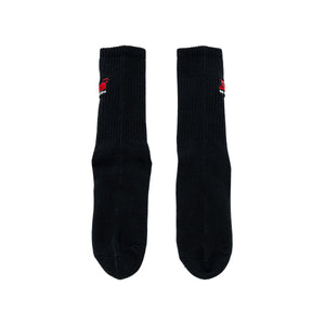 DEVIL CAT EMBROIDERED SOCKS