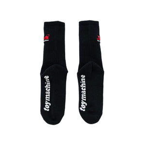 DEVIL CAT EMBROIDERED SOCKS