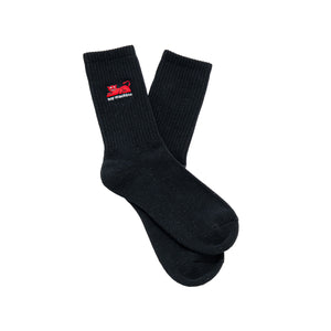 DEVIL CAT EMBROIDERED SOCKS