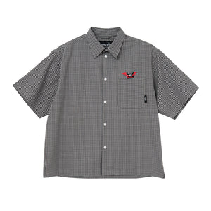 WINGED MONSTER SEERSUCKER CHECK SS SHIRTS