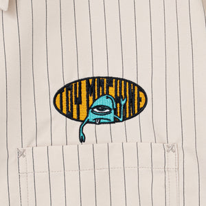 HELLO SECT STRIPE WORK SHIRTS