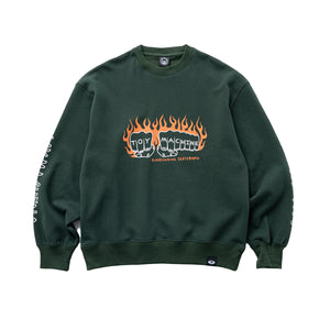 FLAME FIST SWEAT CREW NECK