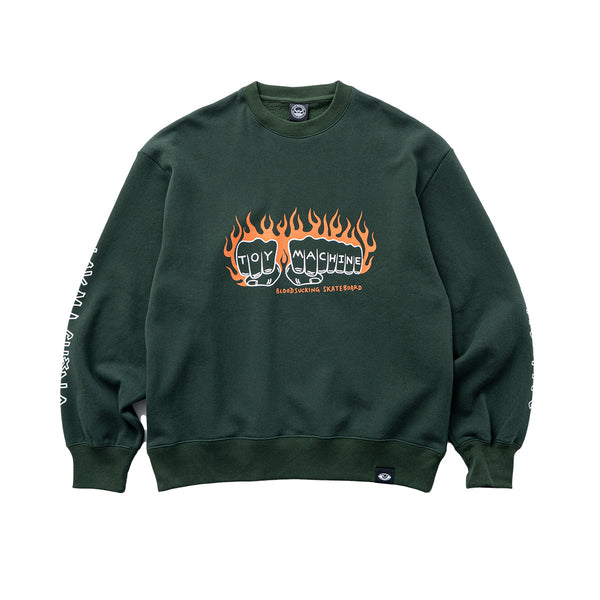 【10月下旬発送予定】FLAME FIST SWEAT CREW NECK