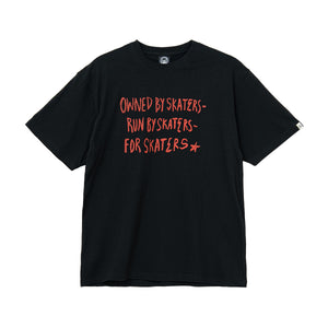 OWNED, RUN, FOR SKATERS SS TEE