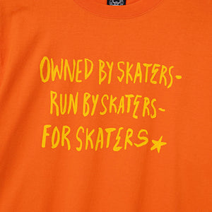 OWNED, RUN, FOR SKATERS SS TEE