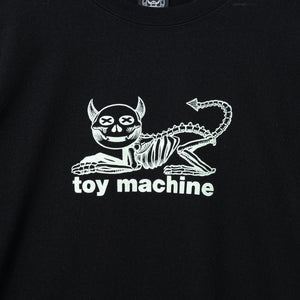DEVIL CAT SKELTON SS TEE (GLOW IN THE DARK)