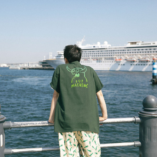 MARKED MONSTER EMBROIDERY SS TEE