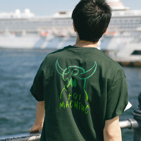 MARKED MONSTER EMBROIDERY SS TEE