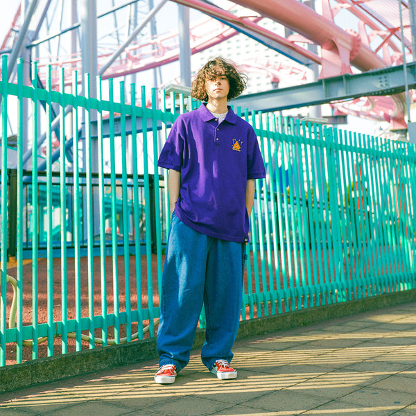 PYRAMID SECT EMBROIDERY SS POLO