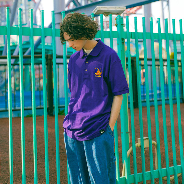 PYRAMID SECT EMBROIDERY SS POLO