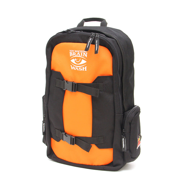 BRAINWASH SKATE BACK PACK - ORANGE