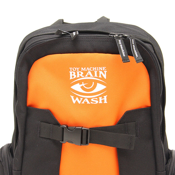 BRAINWASH SKATE BACK PACK - ORANGE