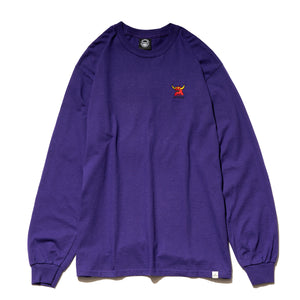 MARKED MONSTER EMBROIDERY LONG TEE