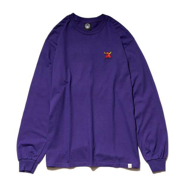 MARKED MONSTER EMBROIDERY LONG TEE